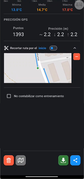 Temperature and route editor